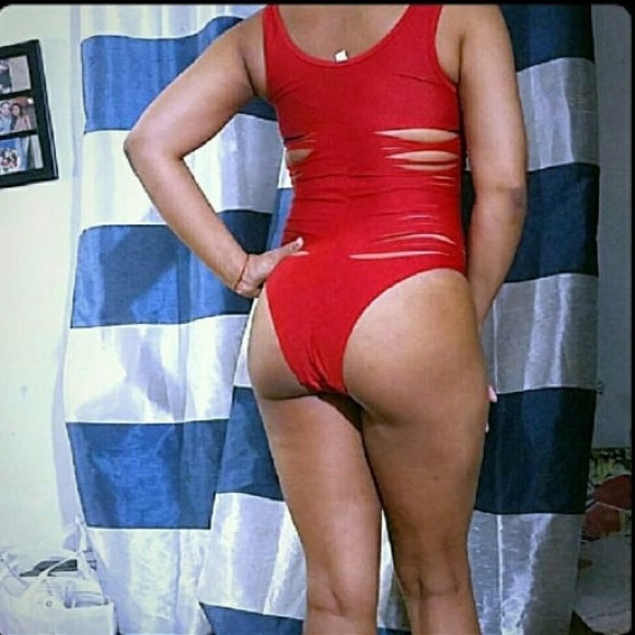Bandage One Piece Swimsuit Sexy Monokini High Cut - Picture 4 of 5
